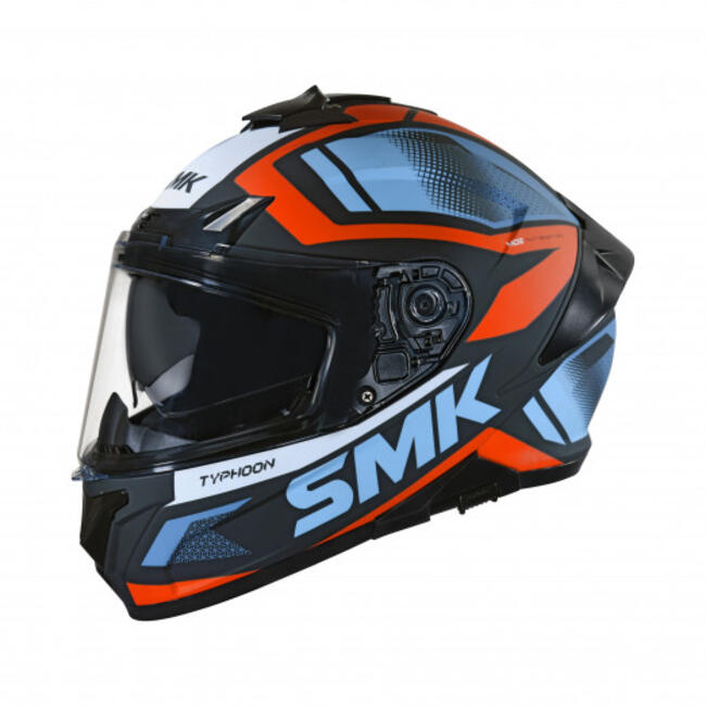 Smk Caschi Integrali Arancio/blu